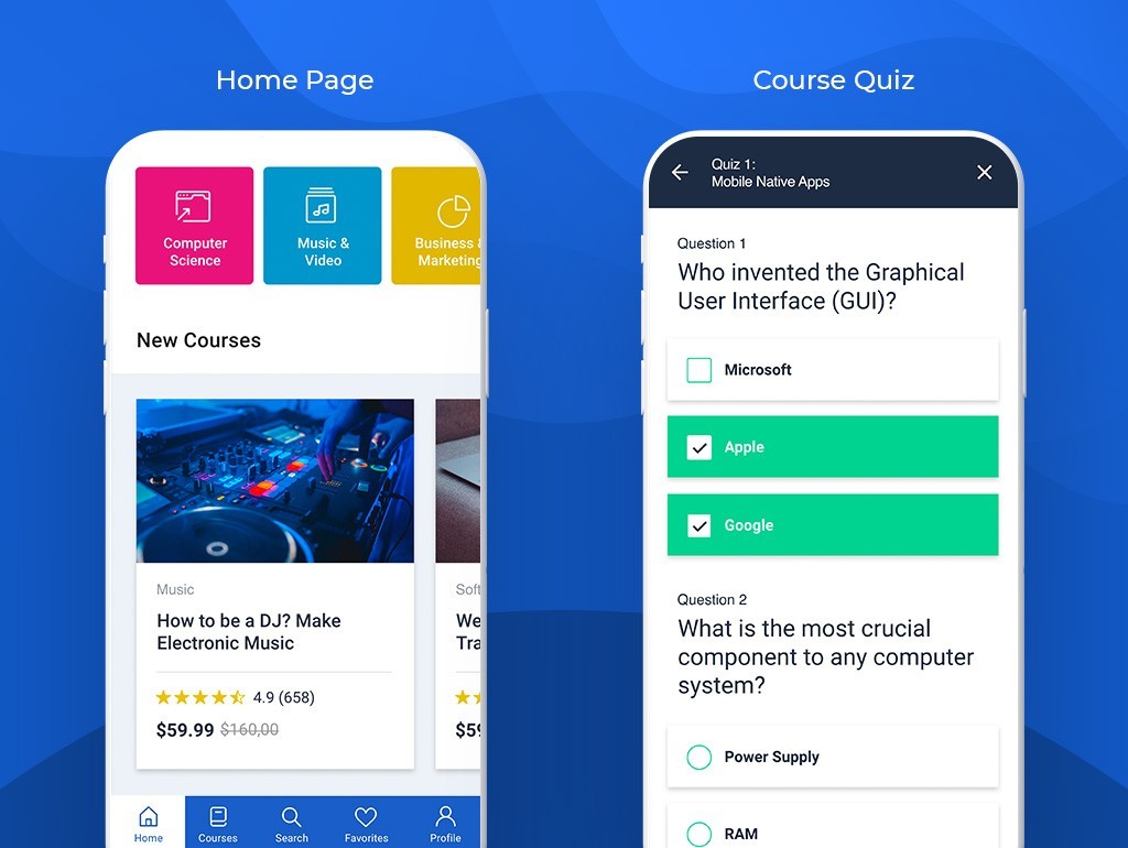 MasterLearn LMS Flutter Mobile App | Android & iOS | Learning Management System