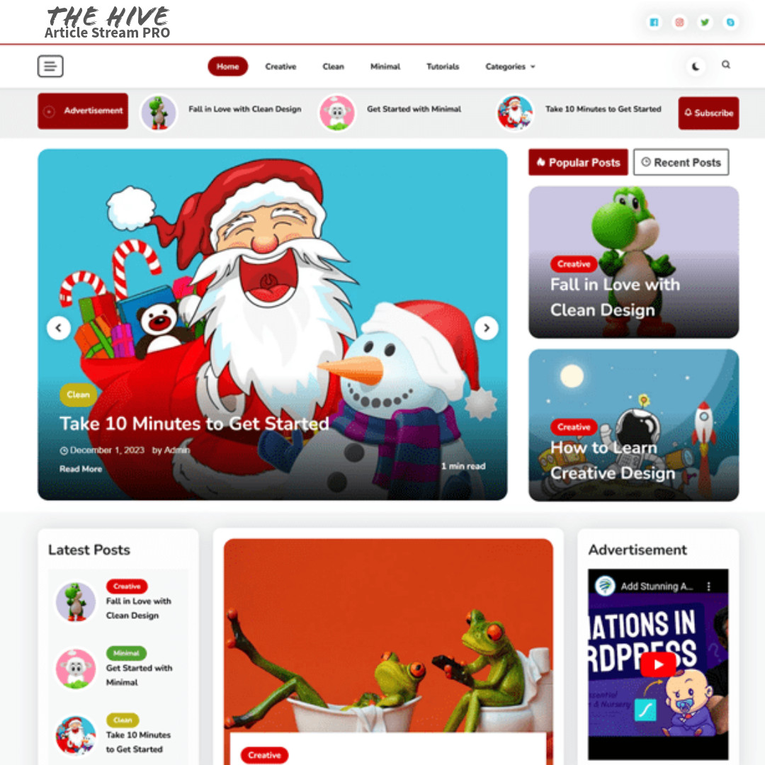 🥇The Hive Article Stream Pro News Website For Sale – Autopilot Adsense Income