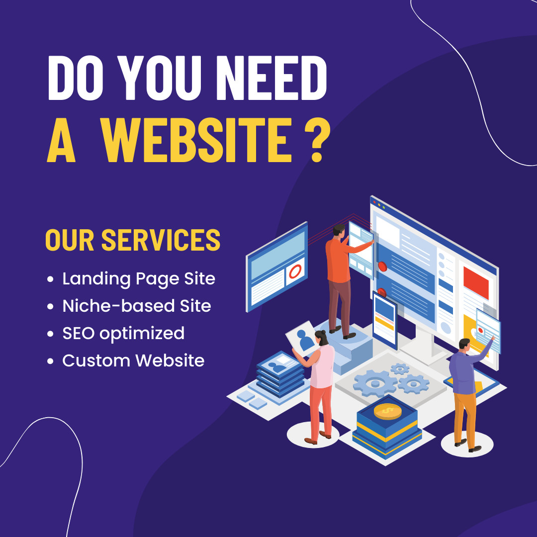 CUSTOM NICHE-BASED WEBSITE DESIGN – Modern and Responsive Website .