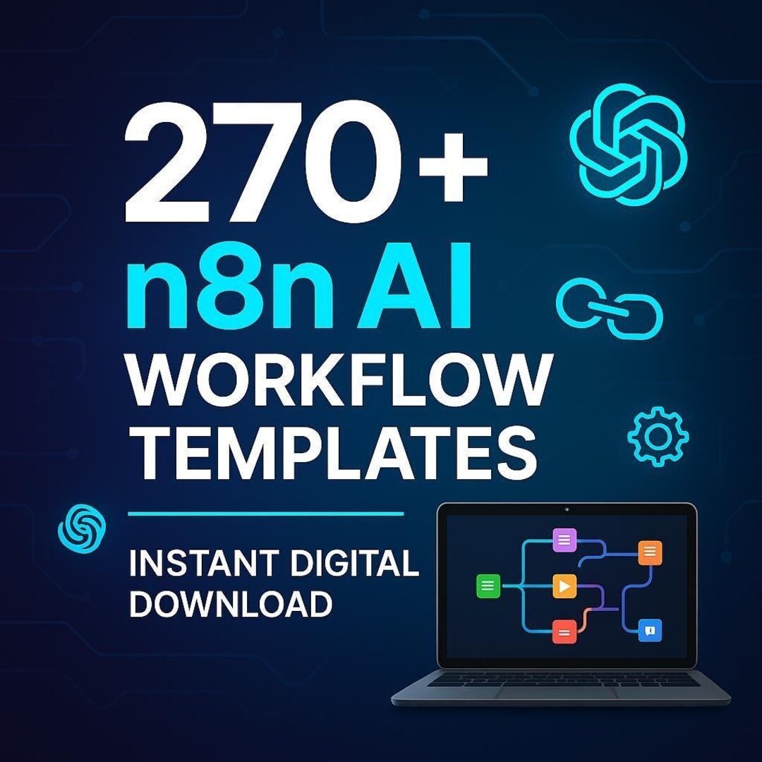 Bundle Pack 300 N8N Automation Workflows & YouTube Handpicked Quality All in one