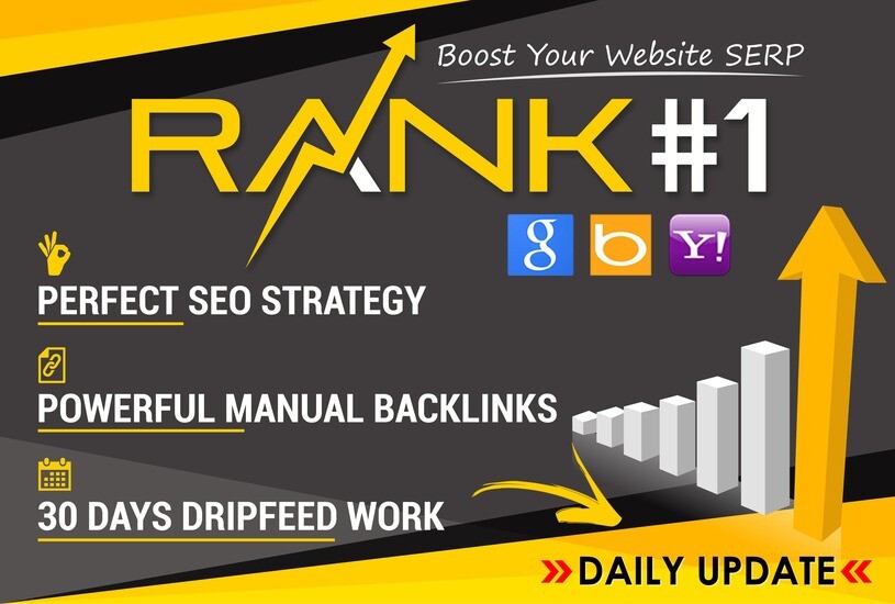 Rank your website on Google FAST with our 30-day dripfed Backlinks Package