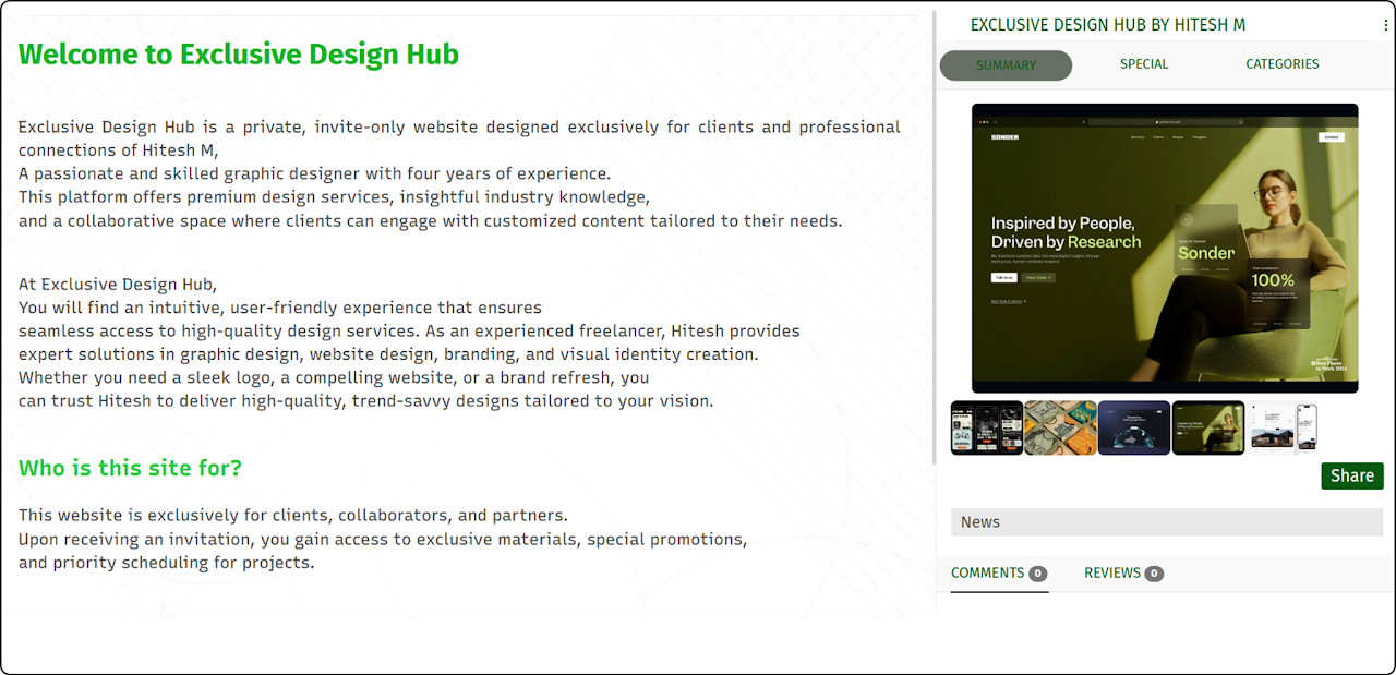 WEBSITE Development and Hosting in One Whole Package using SiteNear.com