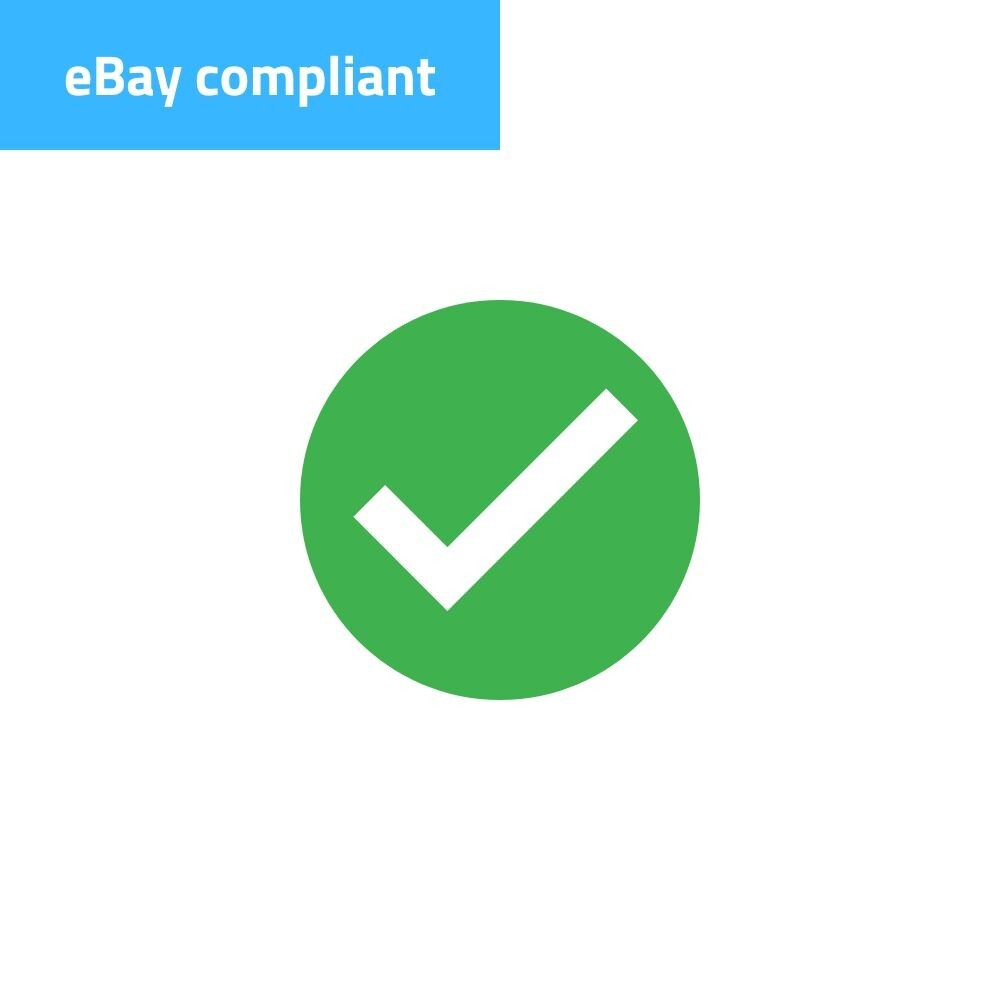 eBay Template RESPONSIVE Elegant – orange – Editor included – no HTML needed