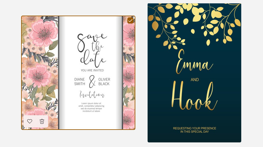 Wedding Invitation Templates 1300 High Quality Vector & jpg Fully Editable