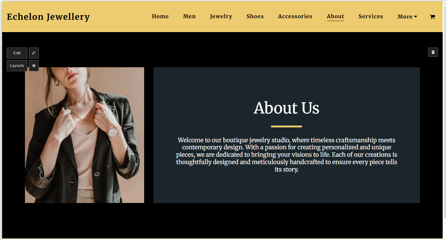 Jewelry Website for Sale Cheap and customizable