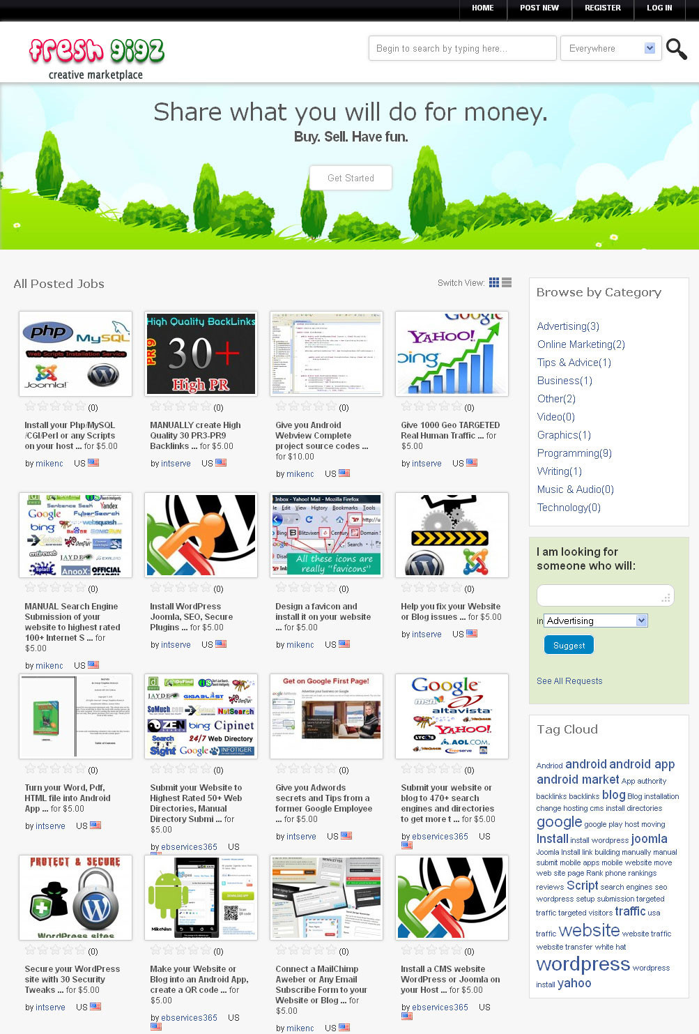 Run your own Micro Jobs WebSite + Free Hosting