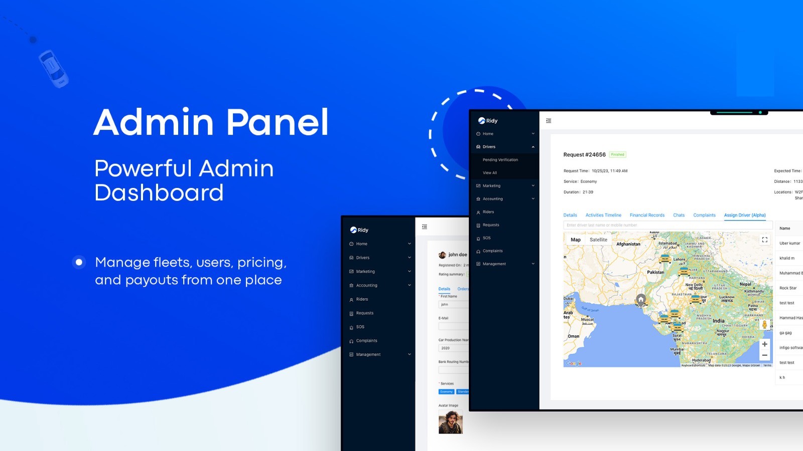 Cabora Taxi App – Complete Flutter Ride Hailing Solution with Admin Panel