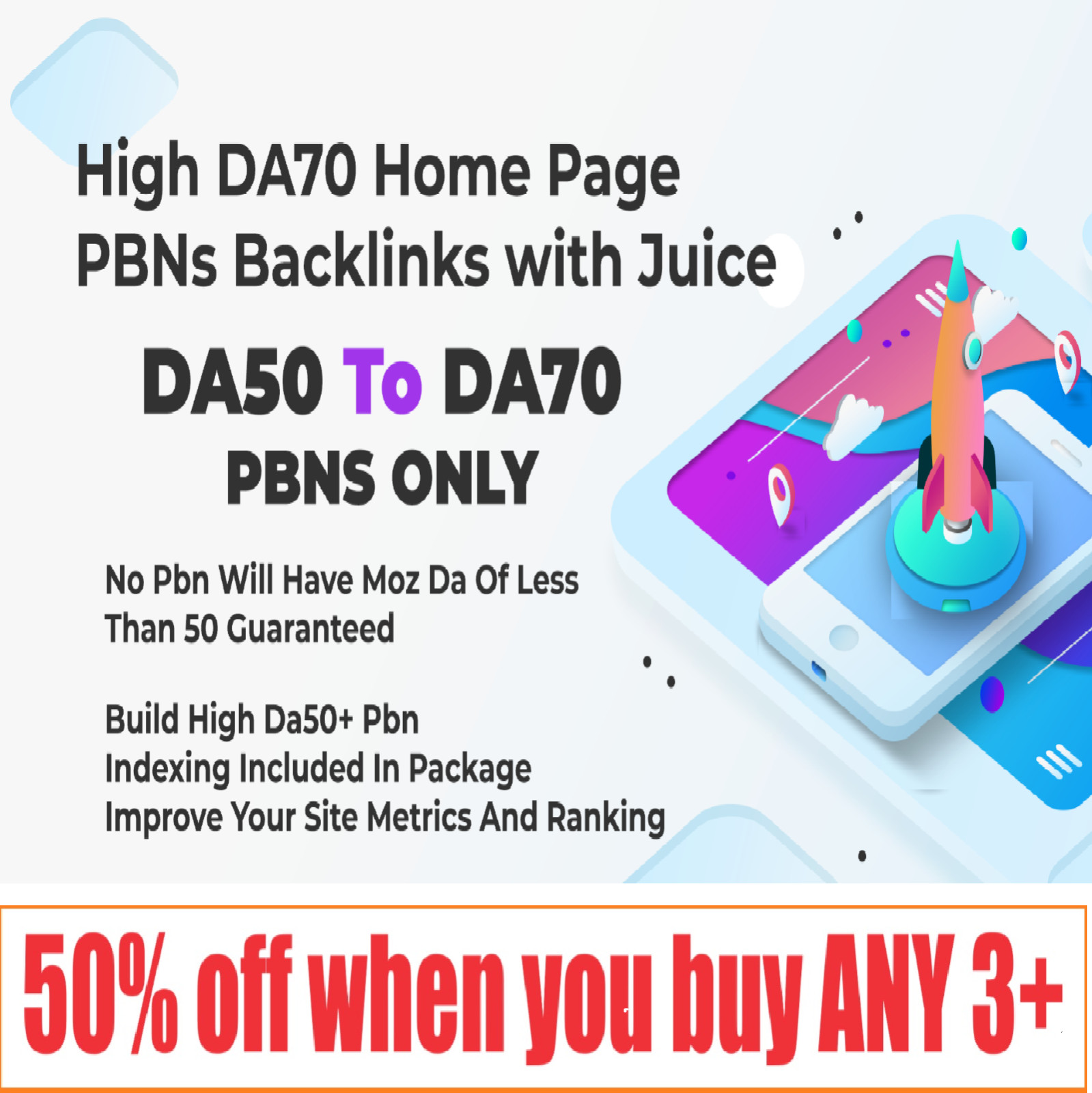 100 DA50-DA80 Homepage Premium PBN Backlinks – Improve Site Metrics & Rankings
