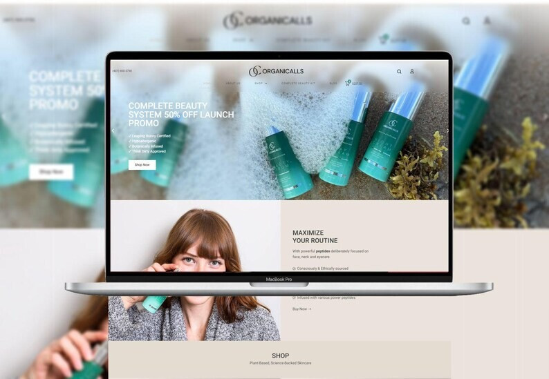 Professional Modern Website Design Shopify, WordPress, Wix, Squarespace Develper