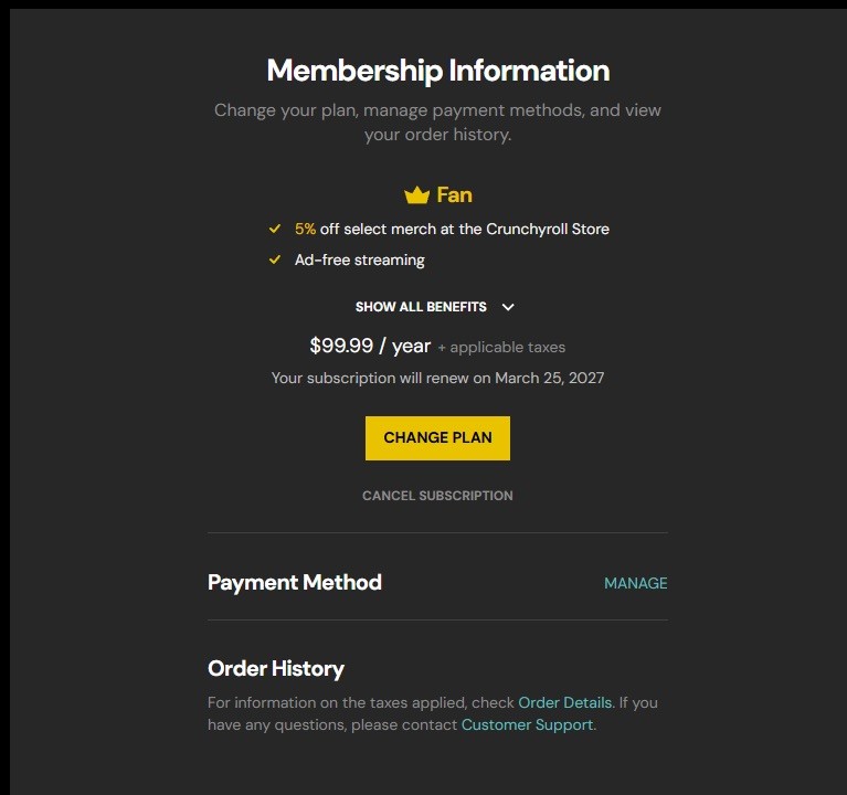 Crunchyroll 12-Month Premium Account (Global) 🔥 Personal • NOT Shared