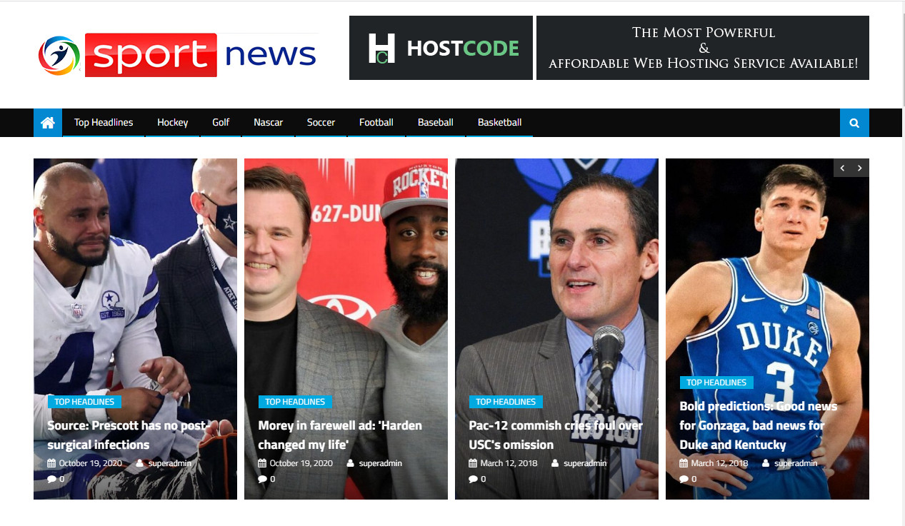 Turnkey Automated sports news Affiliate website Free Hosting / Setup