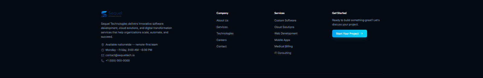 Software Company Website Template | IT Consulting Landing Page | Digital Agency 