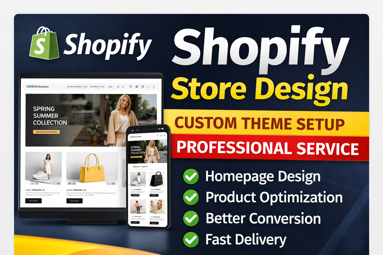 Shopify Dropshipping Store Design Setup and High Converting Website