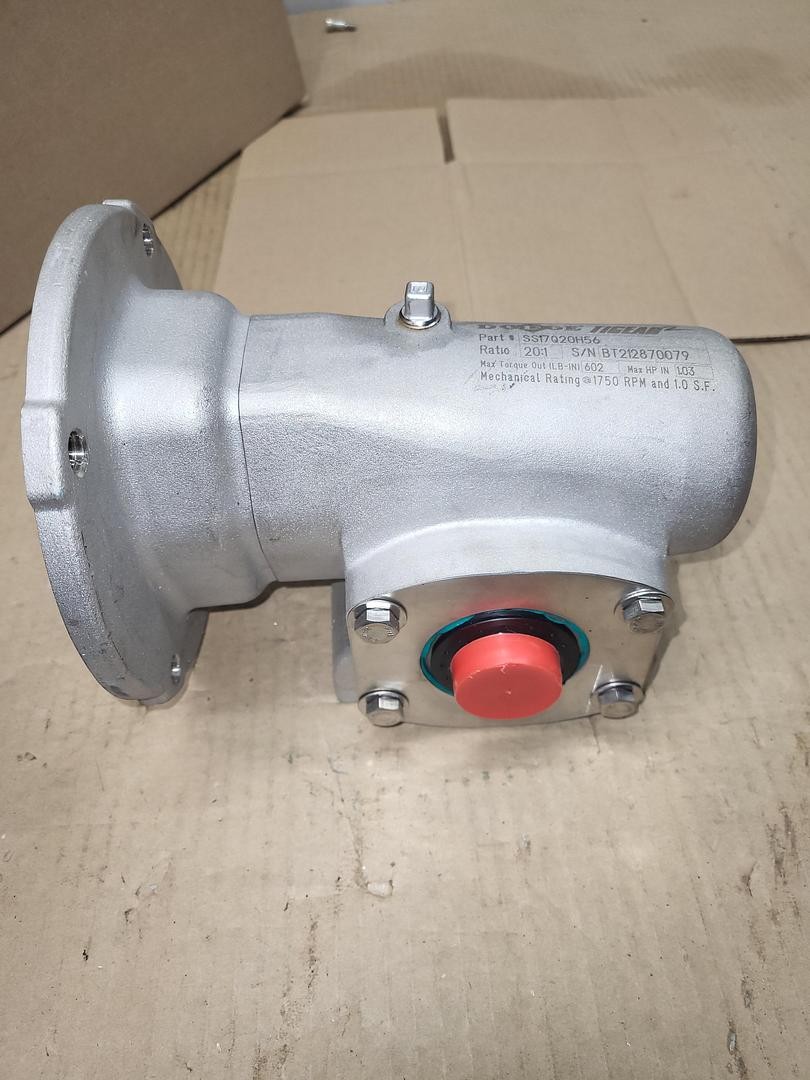TIGEAR-2 STAINLESS HOUSING Right Angle Worm Gear Reducer SS17Q20H56 *NEW NO BOX*