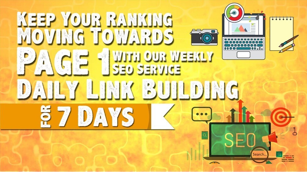 7 Day, DAILY LINK Building Service (Dripfed backlinks are 10X more powerful)