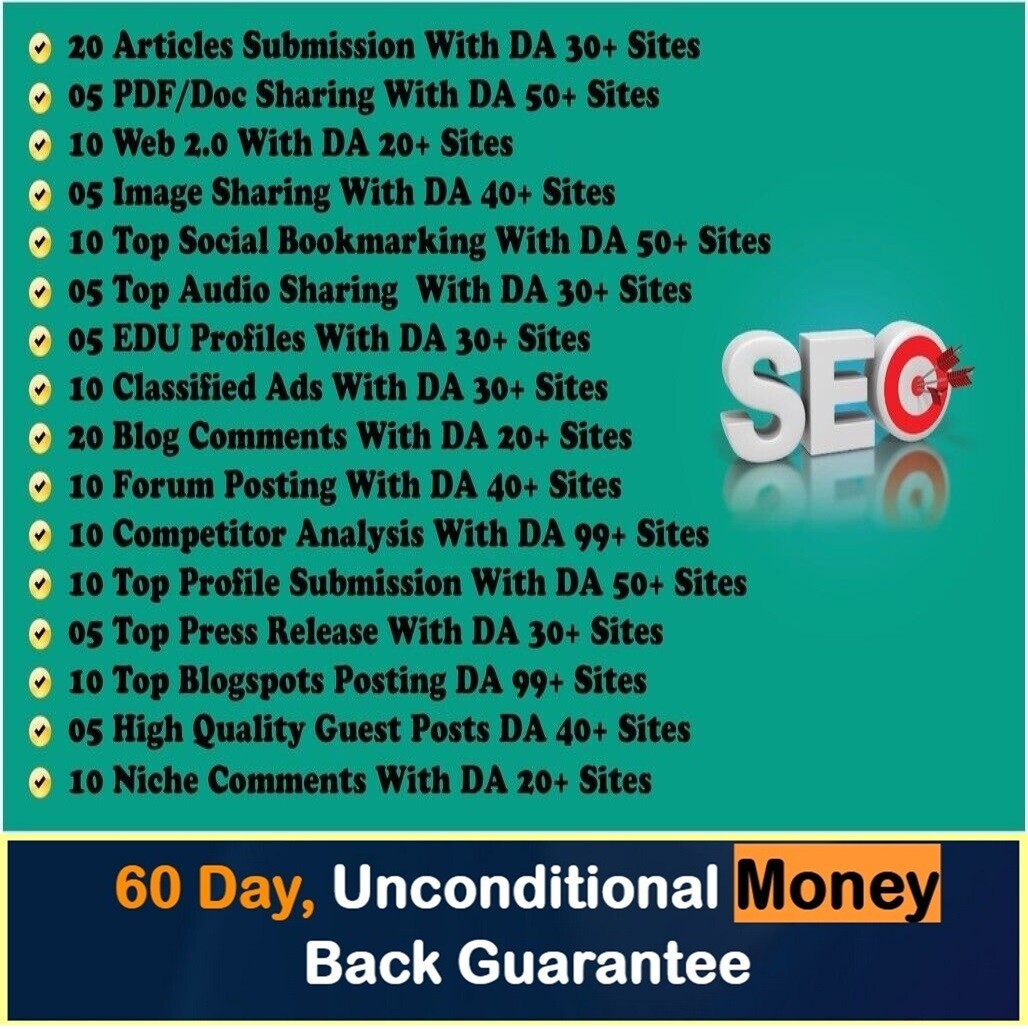 EFFECTIVE Google SEO (100% Whitehate) Backlinking Service