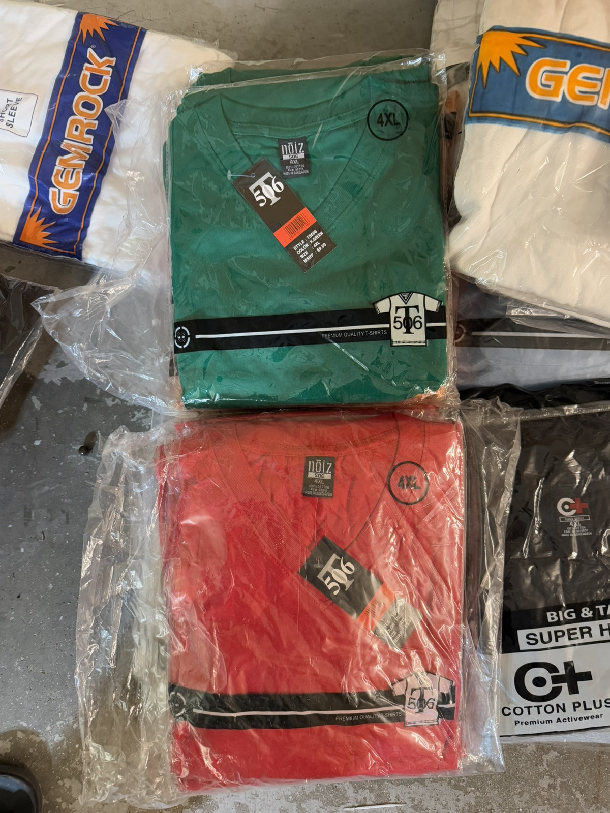 1000 Plain Quality T-shirts/v-neck Special Mix Sizes S-7xL Men’s Short Sleeve
