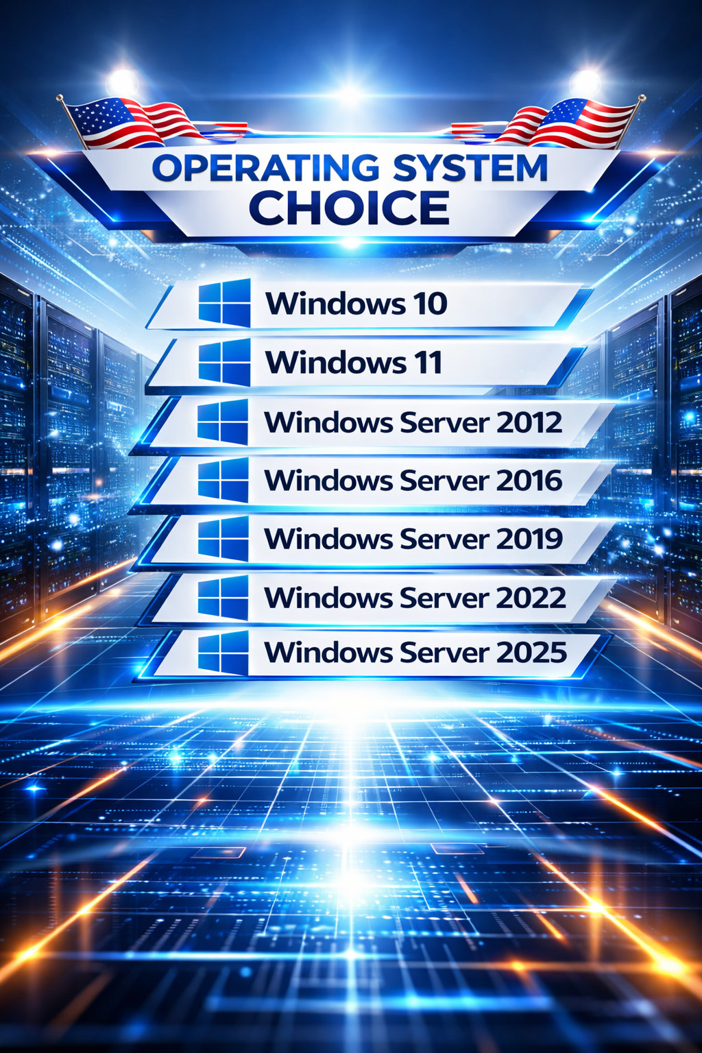 USA Windows VPS RDP Server 8GB RAM 150GB SSD Fast Remote Desktop Hosting