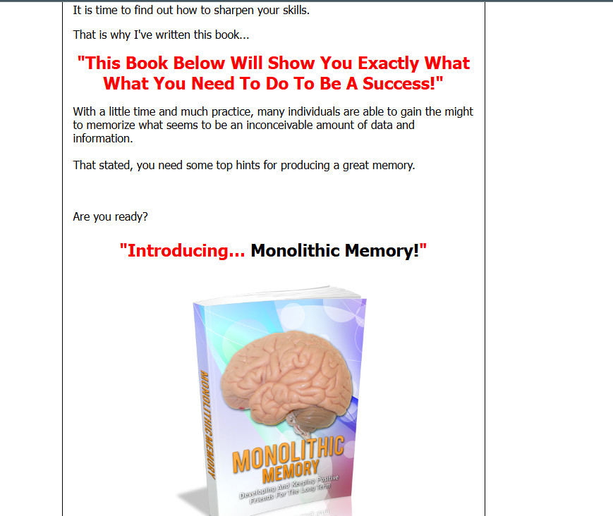 Memory Mind eBooks , Guides, Website Pages & Courses Bundle w/MRR License