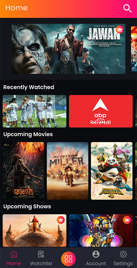 StreamPlay Android App | Streaming + OTT Platform | Movies, TV Shows, Live TV