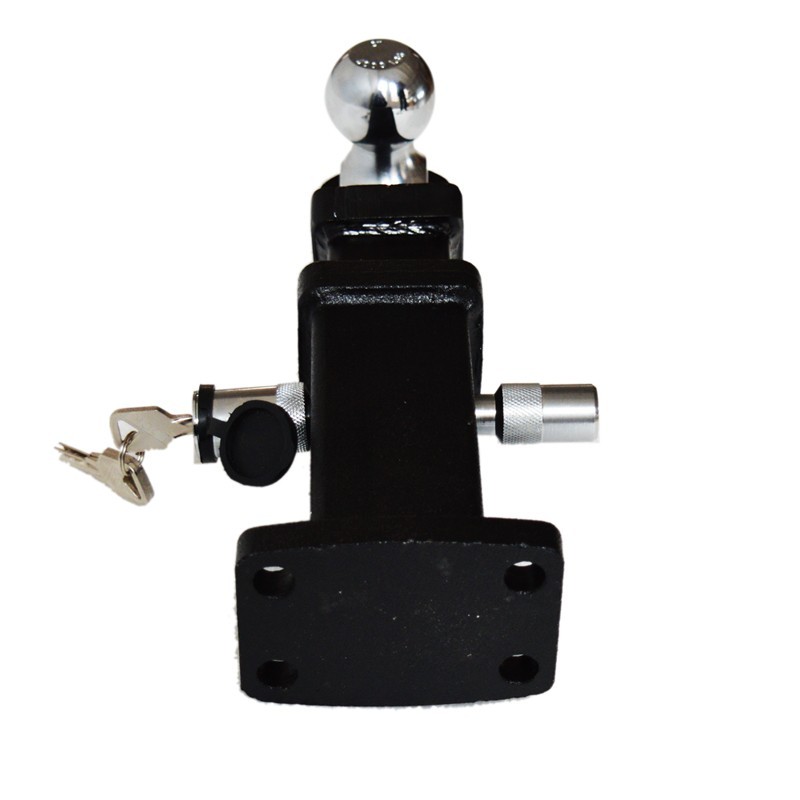Car Trailer Receiver Hitch Ball Tow Hook Trailer Lock Arm 4″ Long Gage Length