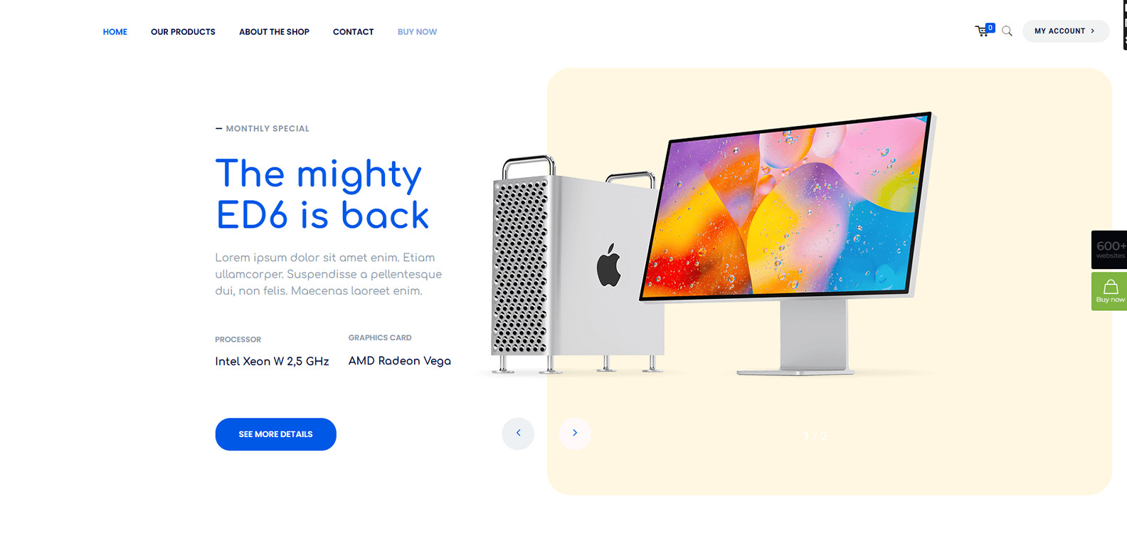 Custom Website Design with Free MOCKUP Web Hosting and Installation