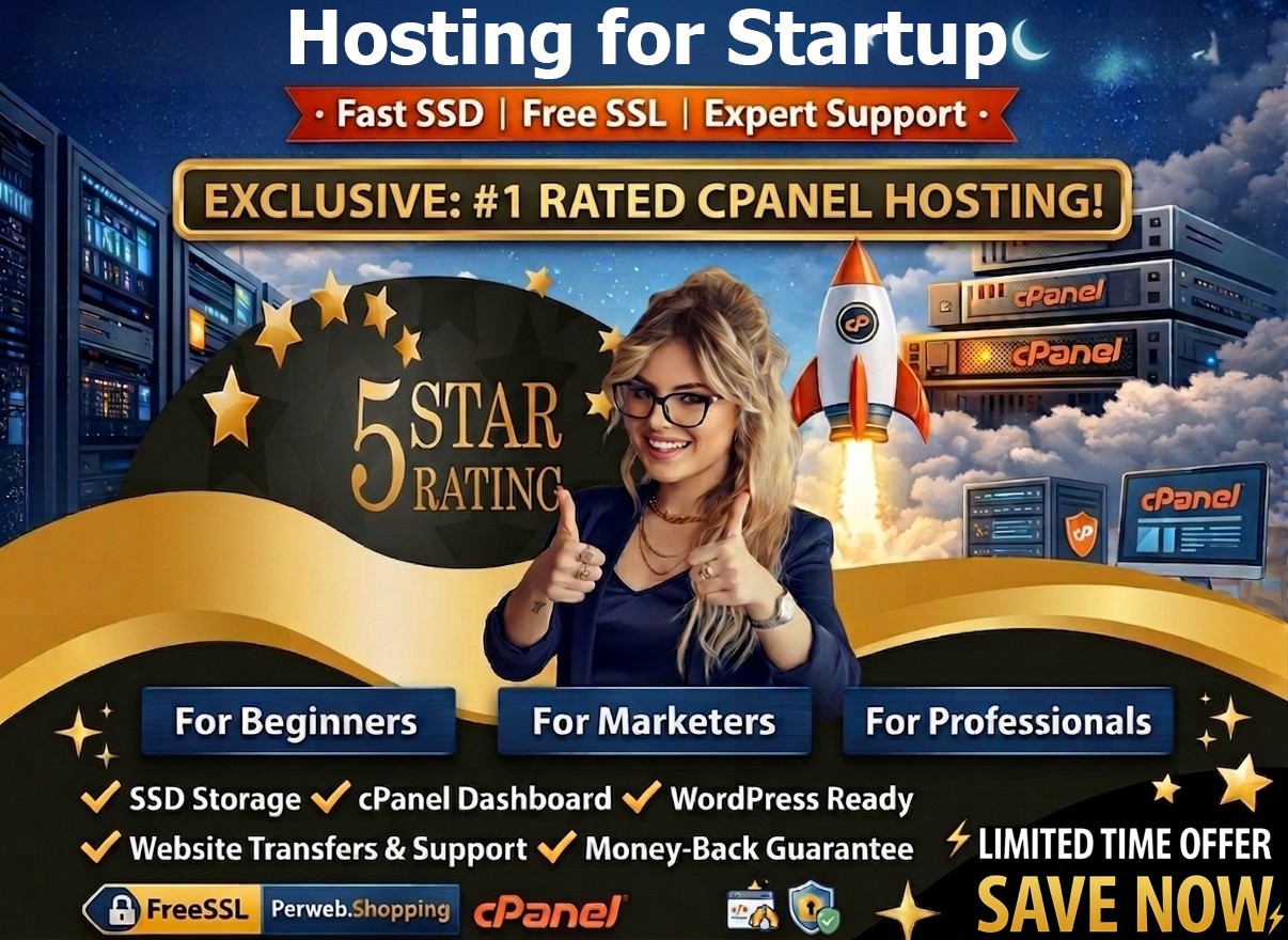 Hosting for Startup – 🌐 Ultra-Fast SSD, SSL & cPanel | Launch Smart @ $14.99/Yr