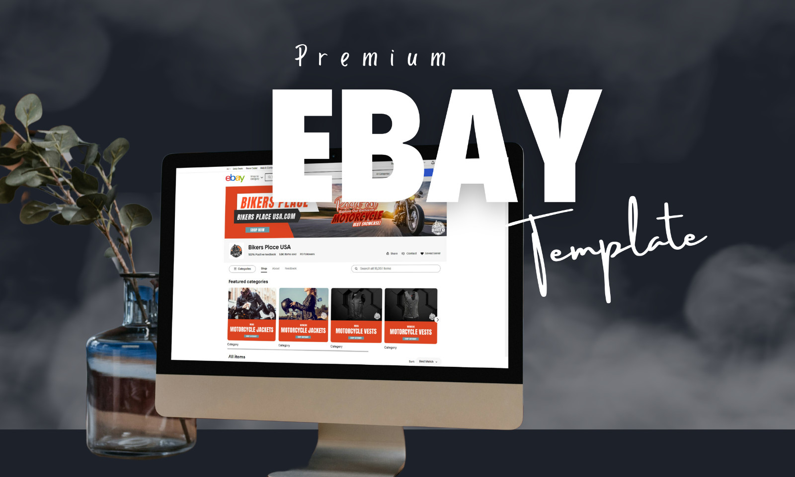Template Ebay Listing Auction Design Responsive 2024 Professional Compliant Html