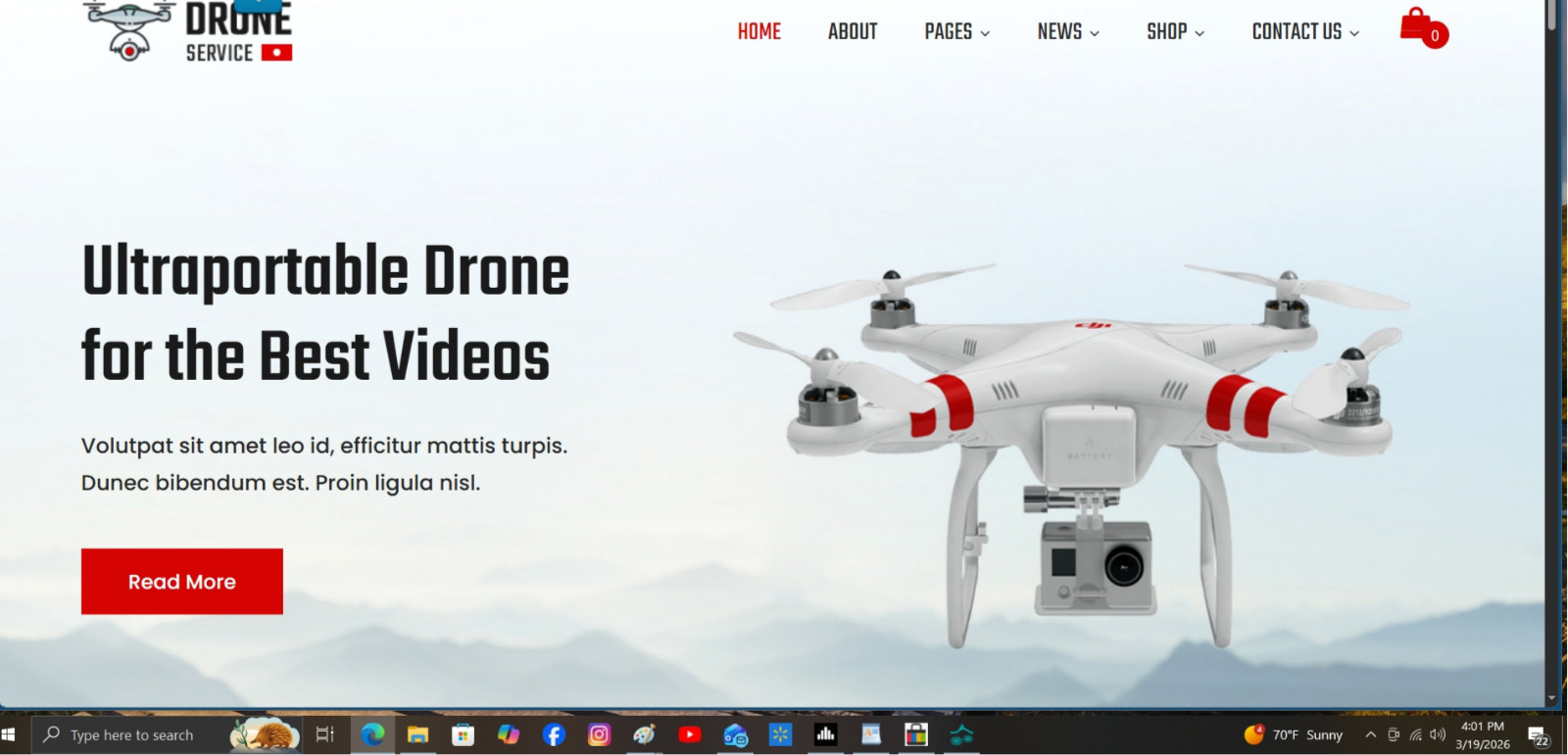 DRONE OPERATOR / SELLER – Website for sale (For the self employed)