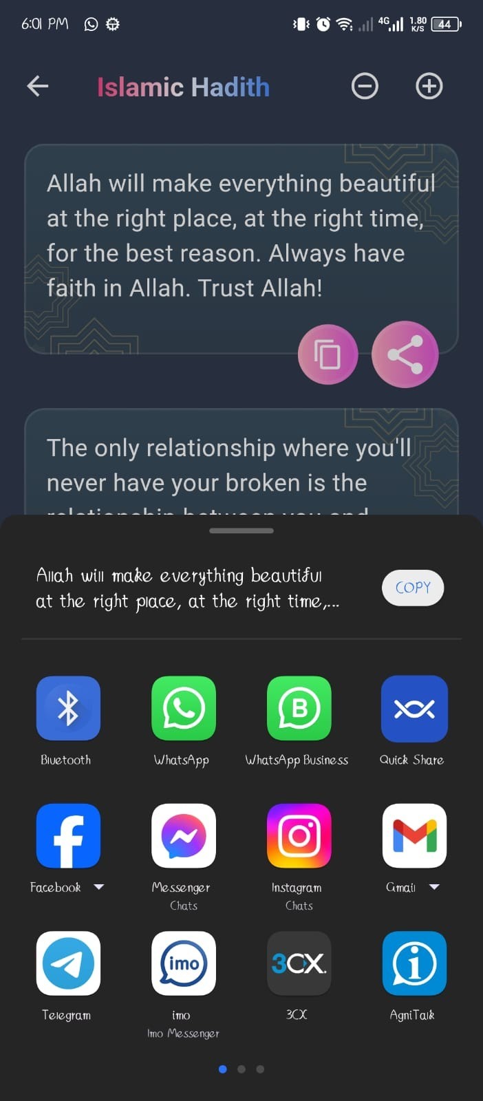Noor Quotes Flutter App | AdMob Ads + Firebase Backend | Push Notifications
