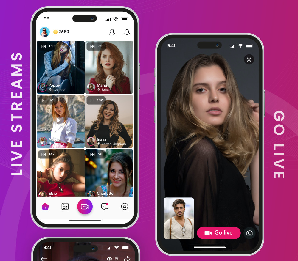 Tivio Flutter Social Media App | Live Streaming Video Call Chat | Android + iOS