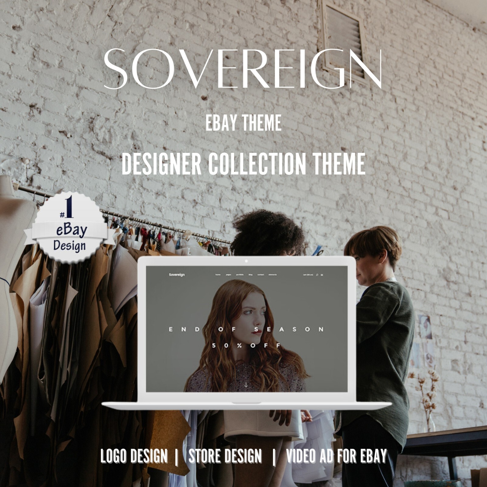 ebay listing template 2024, Logo, banner, video ad for ebay