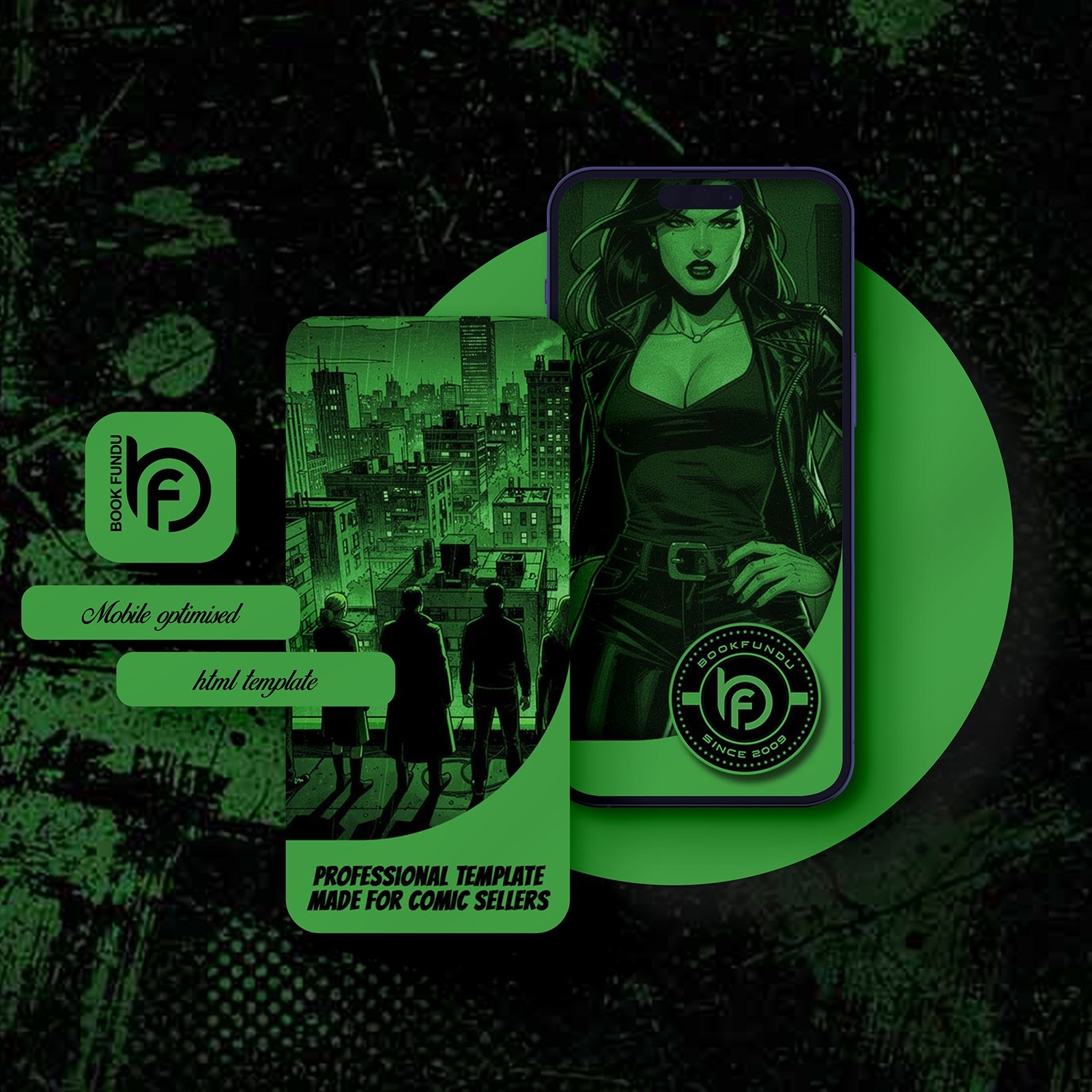eBay Template for Comic, Manga & Graphic Novel Stores | Responsive HTML Template