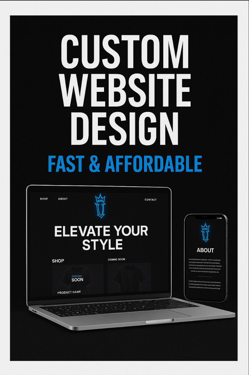 Custom Website Designs. Super responsive, super advanced script.