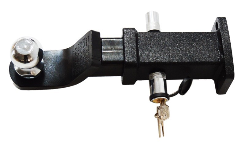 Car Trailer Receiver Hitch Ball Tow Hook Trailer Lock Arm 4″ Long Gage Length