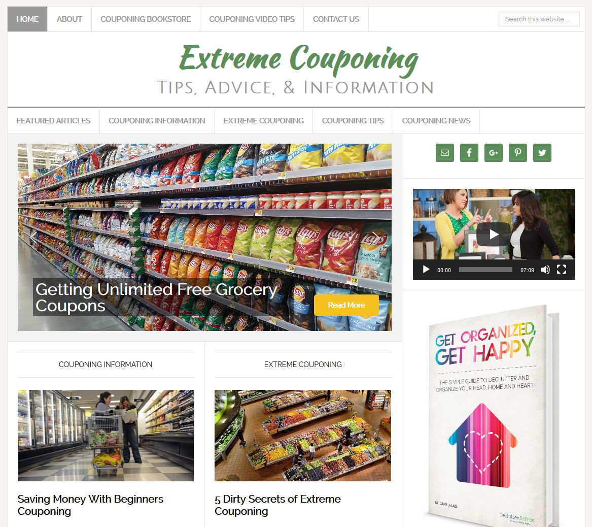 * EXTREME COUPONING * blog website business for sale w/ AUTO CONTENT UPDATES