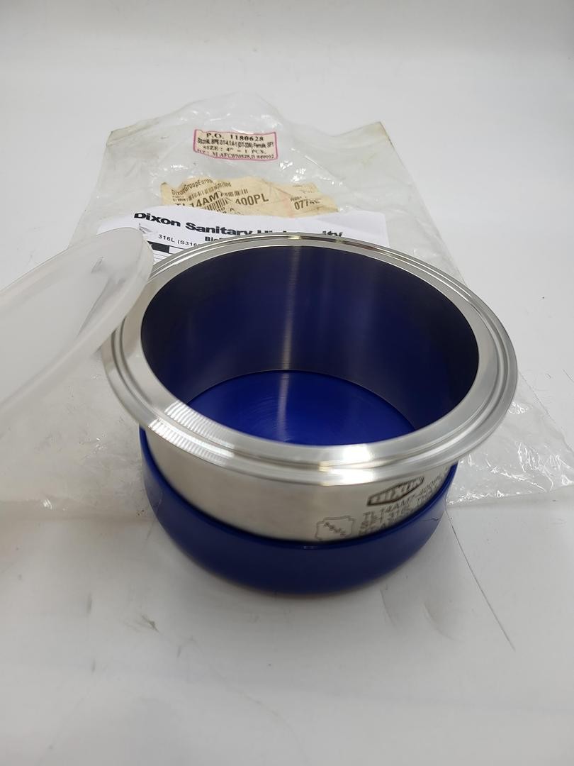 Dixon Sanitary high purity 4″ FERRULE 316L TL14AM7-400PL BPE DT-4.1