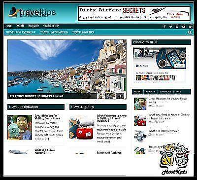Travel Niche Blog Affiliate Income Free Domain Free Hosting Free Setup