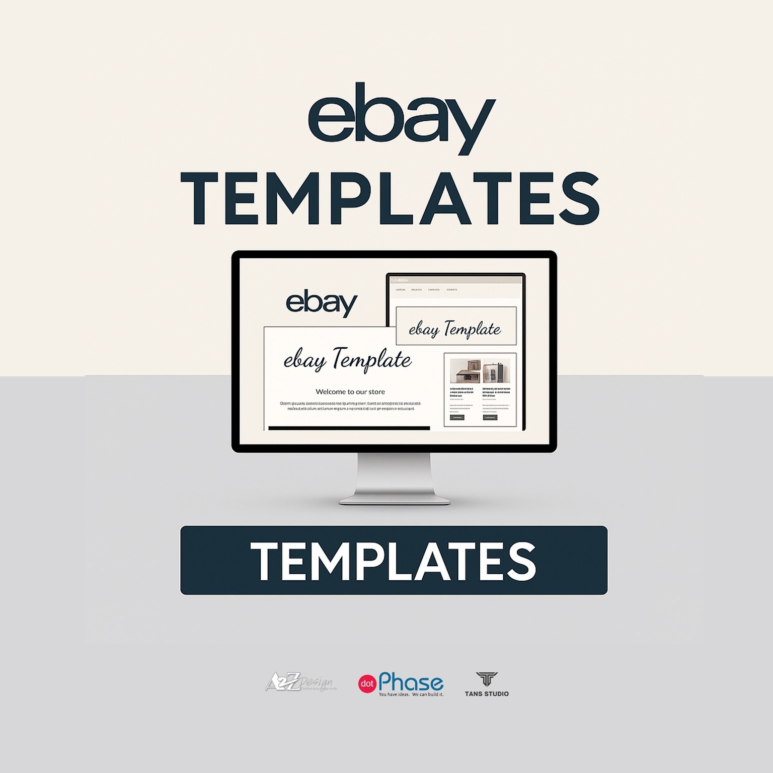 Custom eBay Storefront & Listing Template | Mobile HTML Design + Logo