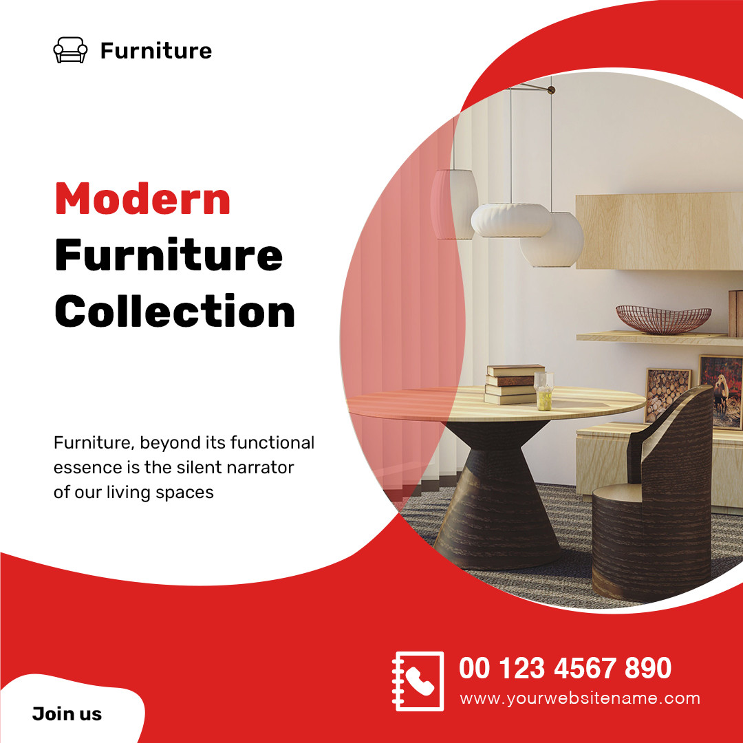 Modern Furniture Social Media Templates