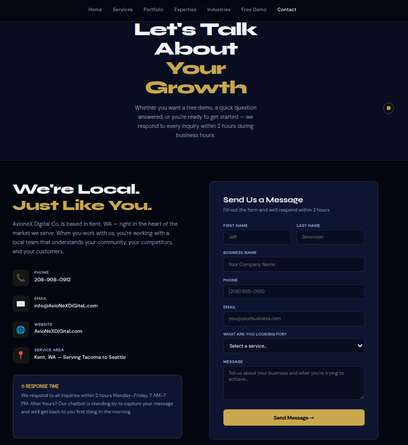 Custom WordPress Website Design for Construction Company | Pro Contractor Site