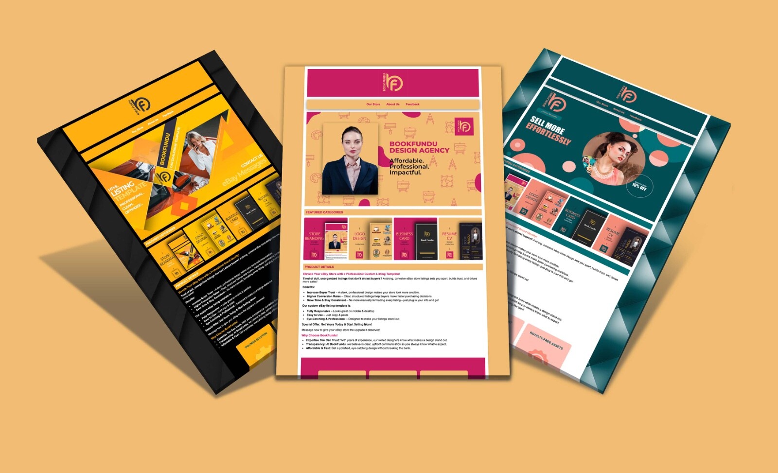 Mobile-Optimised HTML Template & eBay Store Design for Beauty & Lifestyle Seller