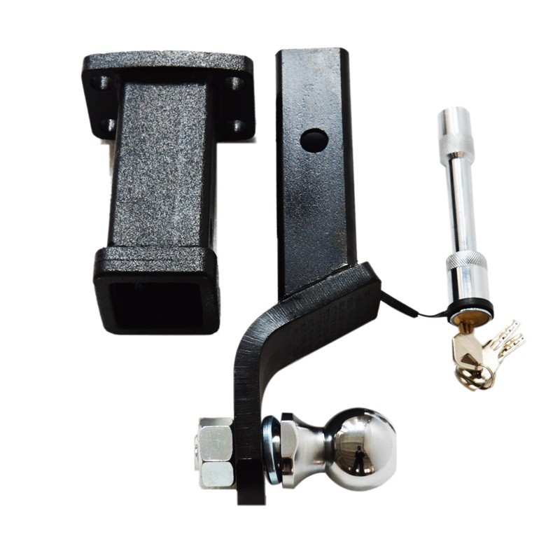 Car Trailer Receiver Hitch Ball Tow Hook Trailer Lock Arm Tow Bar Safety Fixing