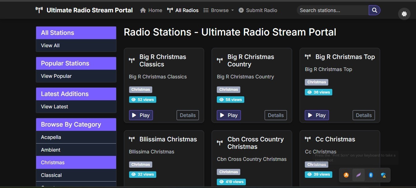 Professional Internet Radio & TV Hosting Bundle-Customized Website Included