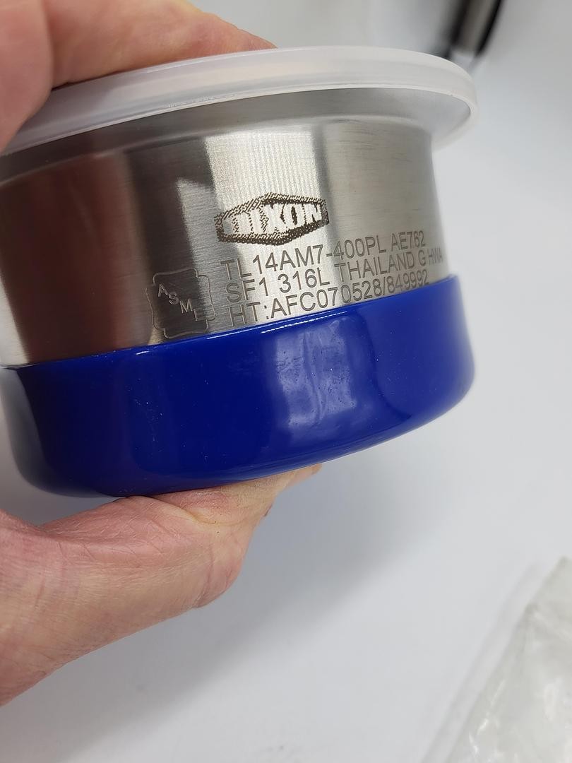 Dixon Sanitary high purity 4″ FERRULE 316L TL14AM7-400PL BPE DT-4.1