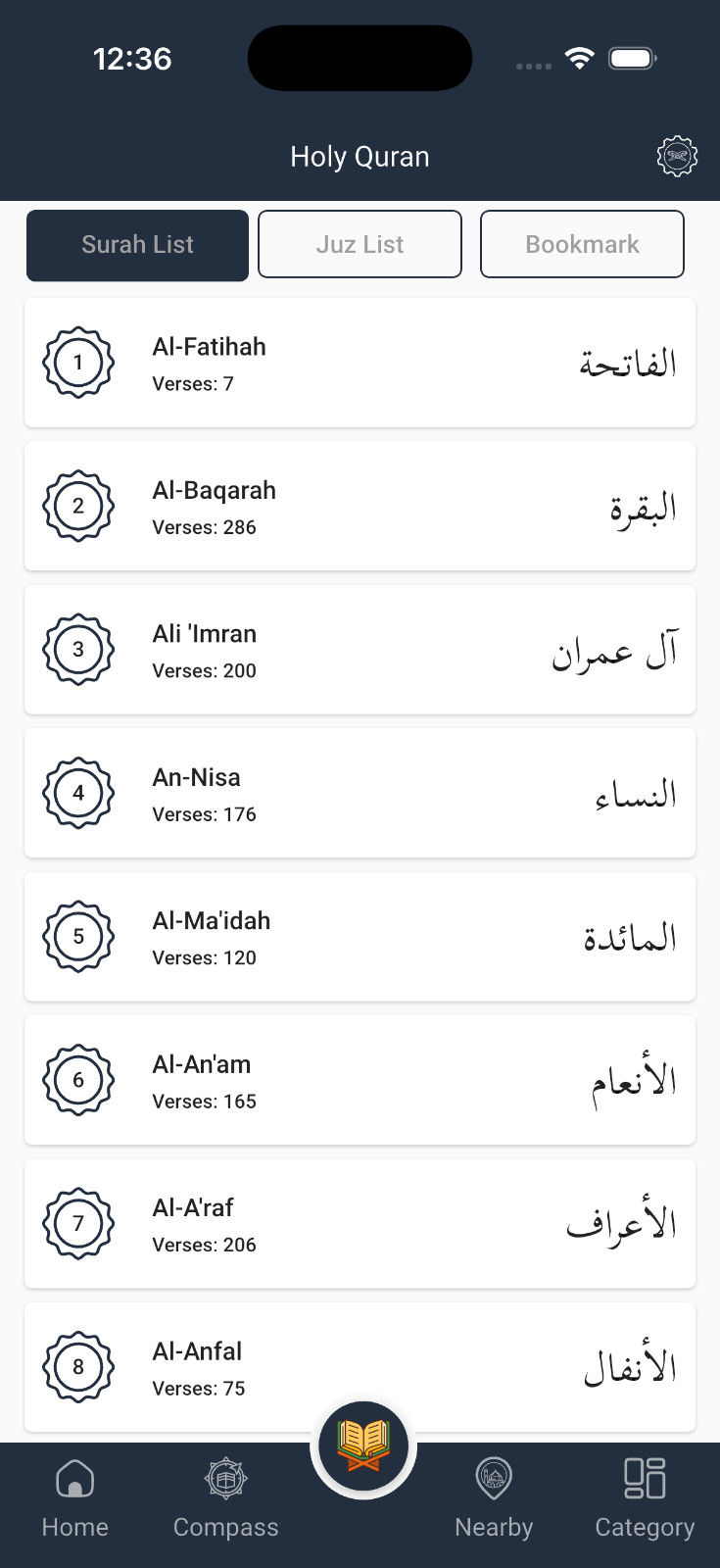 Zain Islamic Flutter App | Android & iOS App | Quran, Prayer Time, Qibla & Zakat