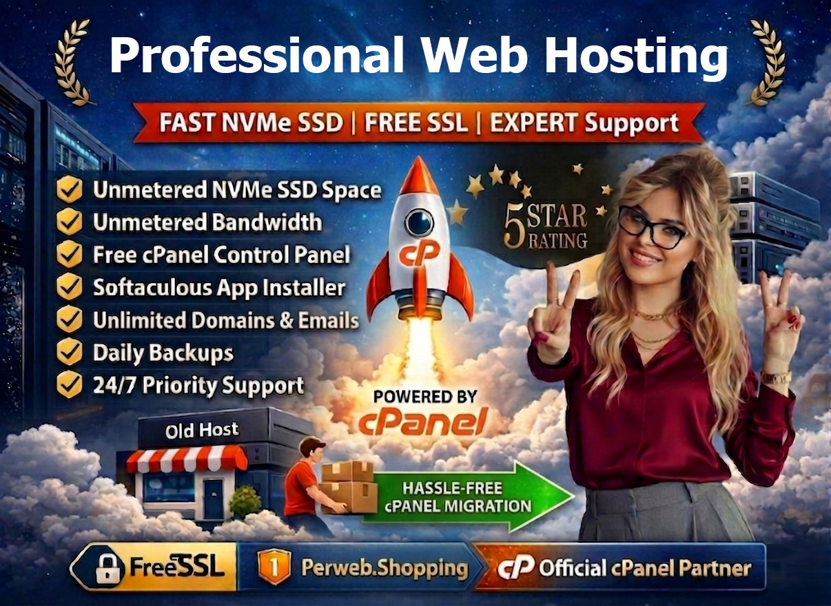 Professional Web Hosting – ⚙️Lightning Fast | SSD + Emails | Just $14.99/Year!