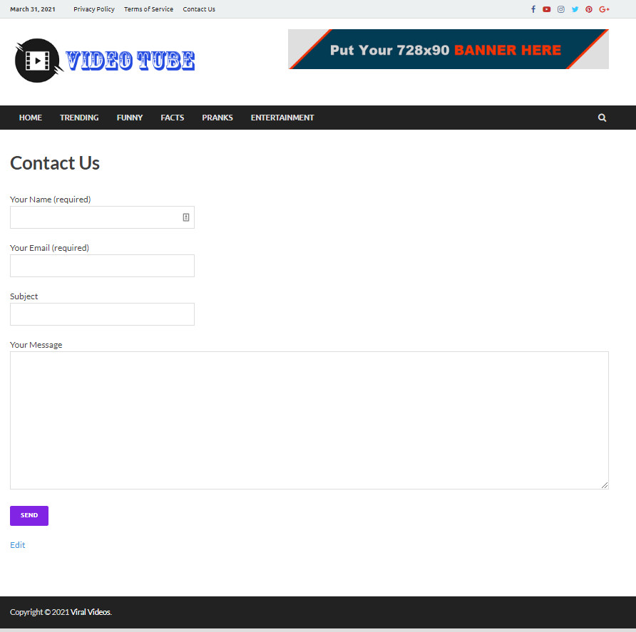 100 % Automated self updating video website Free Hosting / Setup
