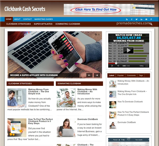 Turnkey Clickbank Marketing System Website Kit