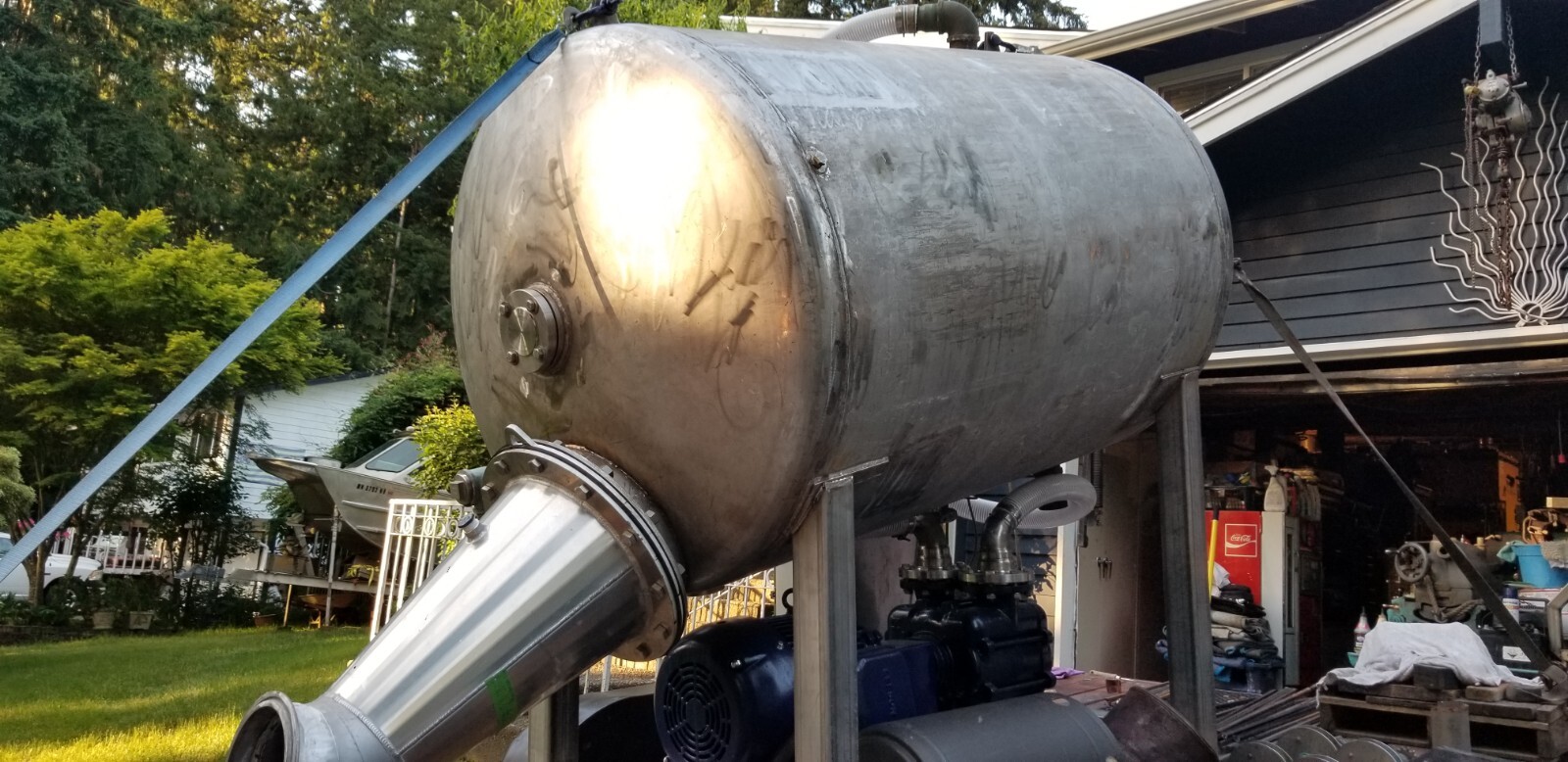 Fully Automated Ryco Style Commercial Fish Pump 750 Gal Stainless Steel Capacity